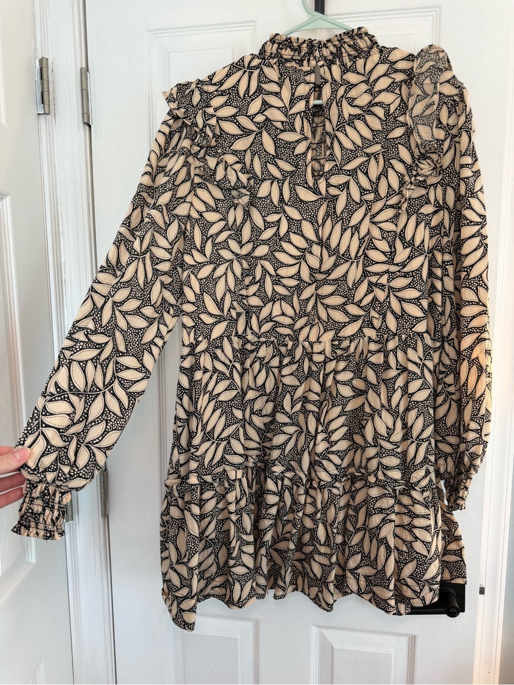 Anthropologie Long Sleeve Printed Dress - Picture 11 of 12